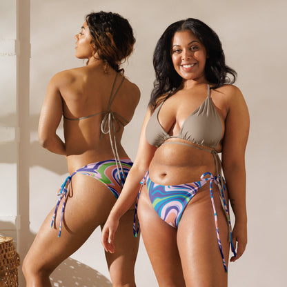 Bahama Waves Recycled string bikini bottom