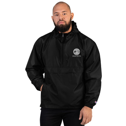 Halie Moon Embroidered Unisex Champion Packable Jacket