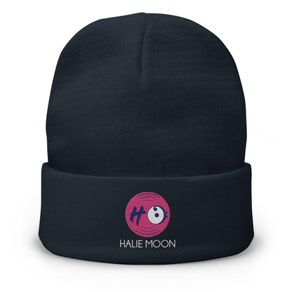 Halie Moon Embroidered Beanie