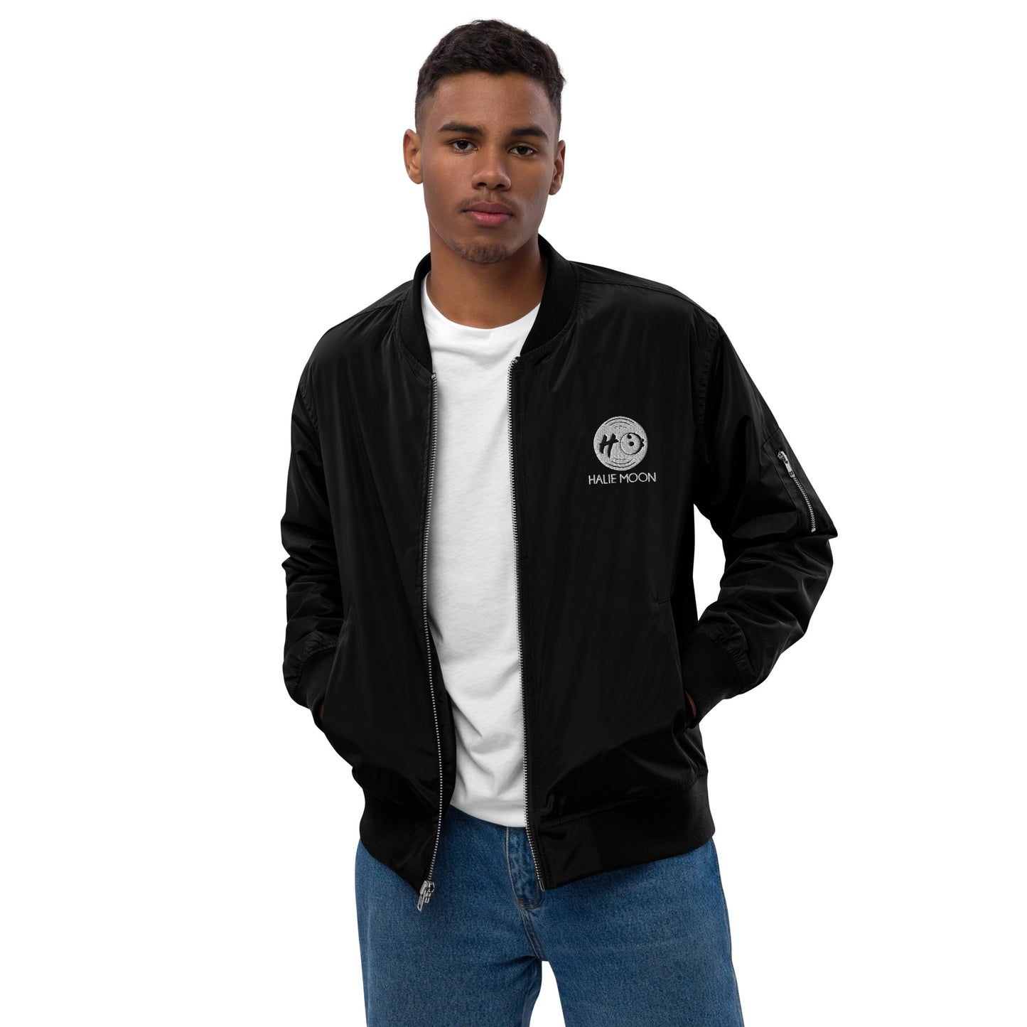 Halie Moon Premium recycled bomber jacket