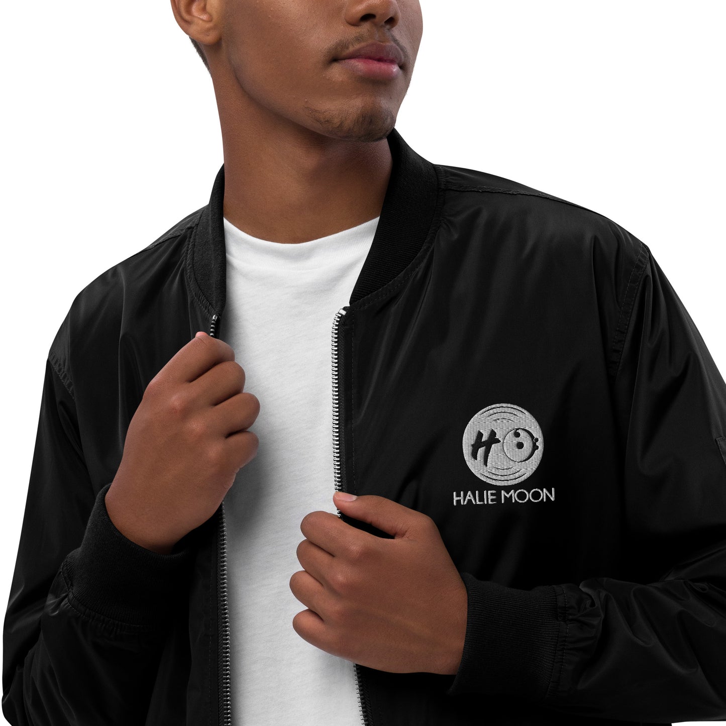 Halie Moon Premium recycled bomber jacket