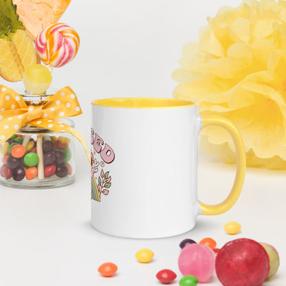 Cute "Focused" Affirmations by Selah Mug with Color Inside!